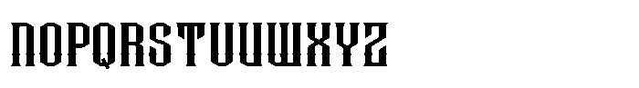 Hanzow Sewick Font LOWERCASE