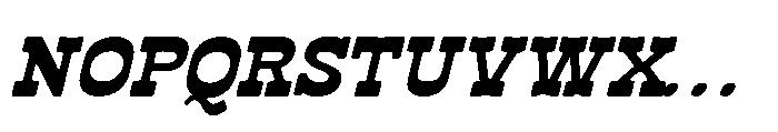 Haose Rodeko Italic Font LOWERCASE