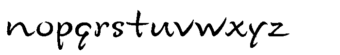 Happi Kana B Font LOWERCASE