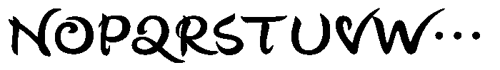 Happi Kana H Font UPPERCASE