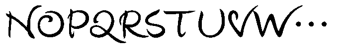 Happi Kana M Font UPPERCASE