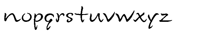 Happi Kana M Font LOWERCASE
