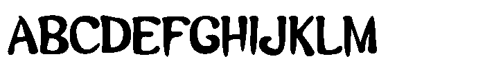 Happy Chompy Font UPPERCASE