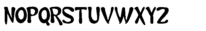 Happy Chompy Font UPPERCASE