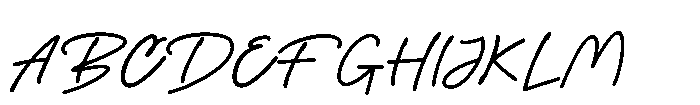 Happy Comby Script Font UPPERCASE