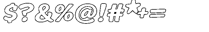 Happy Crumbs happy Crumbs Outline Font OTHER CHARS