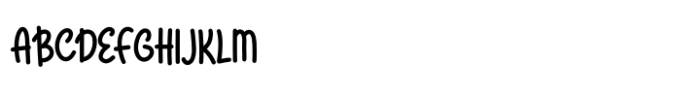Happy Doodle Font UPPERCASE