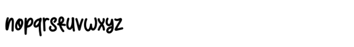 Happy Doodle Font LOWERCASE