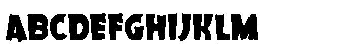 Happy Dough Font UPPERCASE