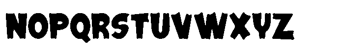 Happy Dough Font UPPERCASE