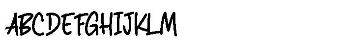 Happy Feel Font UPPERCASE