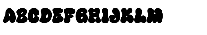 Happy Groov One Font UPPERCASE