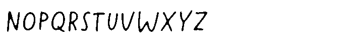 Happy Grounds Light Font LOWERCASE