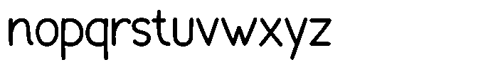 Happy Hearts Font LOWERCASE