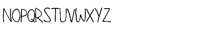 Happy Kindergarten Font UPPERCASE