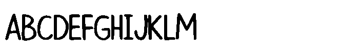 Happy Morning Handwriting Font UPPERCASE