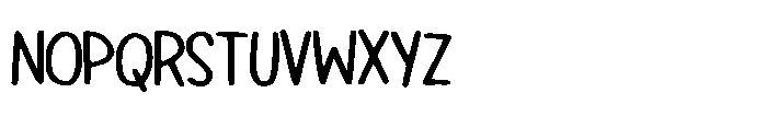 Happy Morning Handwriting Font UPPERCASE