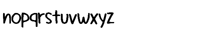 Happy Morning Handwriting Font LOWERCASE