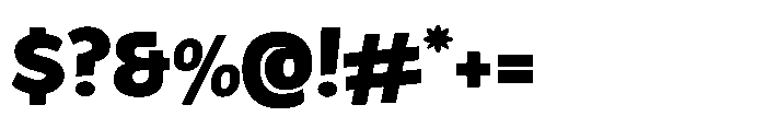 Happy Move Black Font OTHER CHARS