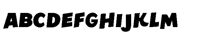Happy Move Black FONT