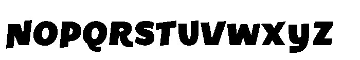 Happy Move Black Font LOWERCASE