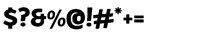 Happy Move Bold Font OTHER CHARS