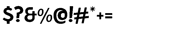 Happy Move Regular Font OTHER CHARS