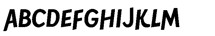 Happy Move Regular Font UPPERCASE