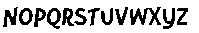 Happy Move Regular Font UPPERCASE