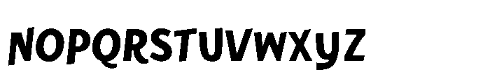 Happy Move Regular Font LOWERCASE