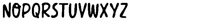 Happy Muffin Font UPPERCASE