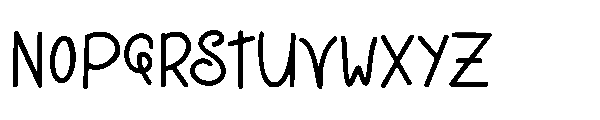 Happy Pen Font UPPERCASE