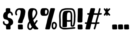 Happy Sunday Regular Font OTHER CHARS