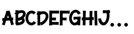 Happy Sushi Regular Font UPPERCASE