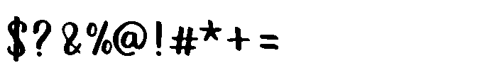 Happy Wedding Font OTHER CHARS