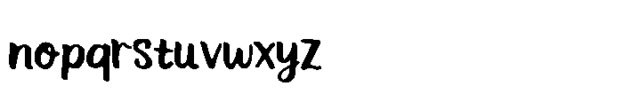 Happy Wedding Font LOWERCASE