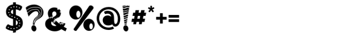 Happy Zone Font OTHER CHARS