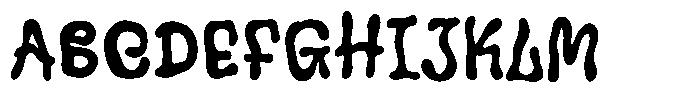 Happytale Regular Font UPPERCASE