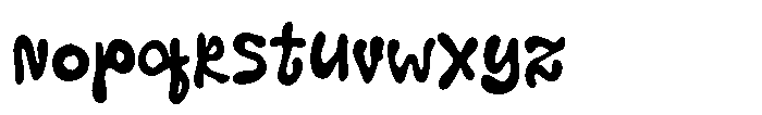 Happytale Regular Font LOWERCASE