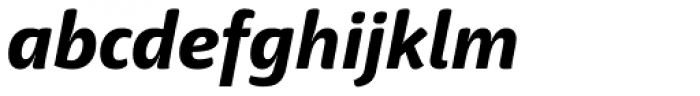 Haptic ExtraBold Italic Font LOWERCASE