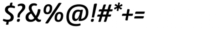 Haptic Pro SemiBold Italic Font OTHER CHARS