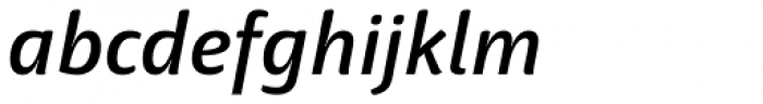 Haptic Pro SemiBold Italic Font LOWERCASE