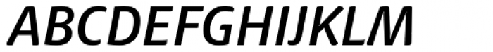 Haptic SemiBold Italic Font UPPERCASE
