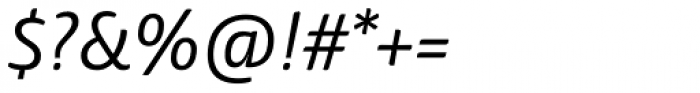 Haptic SemiLight Italic Font OTHER CHARS