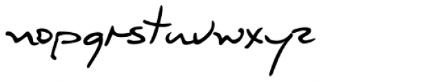 Harald Handwriting Font LOWERCASE