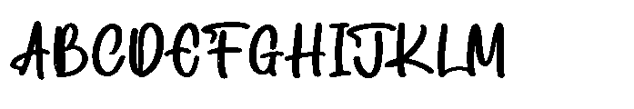 Hard Lighter Font UPPERCASE