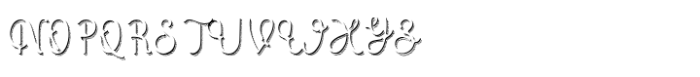 Hard Stones Pro Shadow Font UPPERCASE