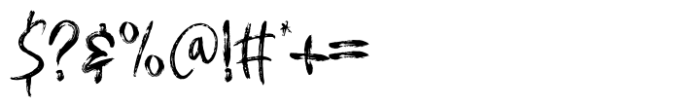 Hard Street Font OTHER CHARS