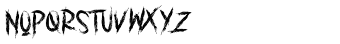 Hard Street Font UPPERCASE