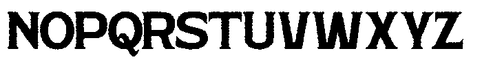 Hardan Vintage Rough Font LOWERCASE